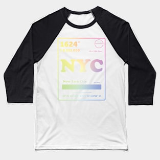 New York Periodic Table Element Baseball T-Shirt